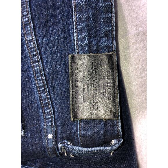 Lucky Brand Easy Rider Bootcut Jeans Womens Dark Wash Stretch Denim orta - Picture 8 of 8